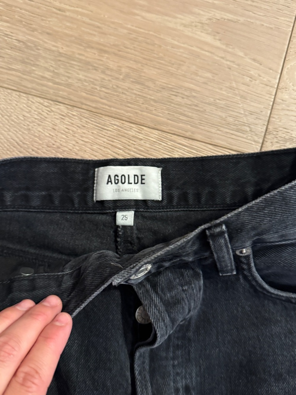 AGOLDE Black Mini Skirt - Picture 4 of 5